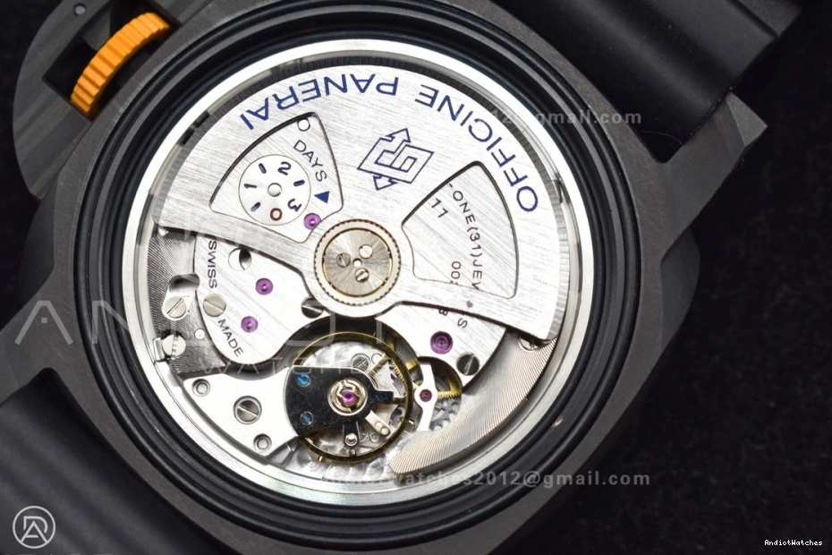 VSF Dial Carbotech Rubber Strap Edition Best 1:1 On 985 PAM1324 P Black Black WellDesigned 0308